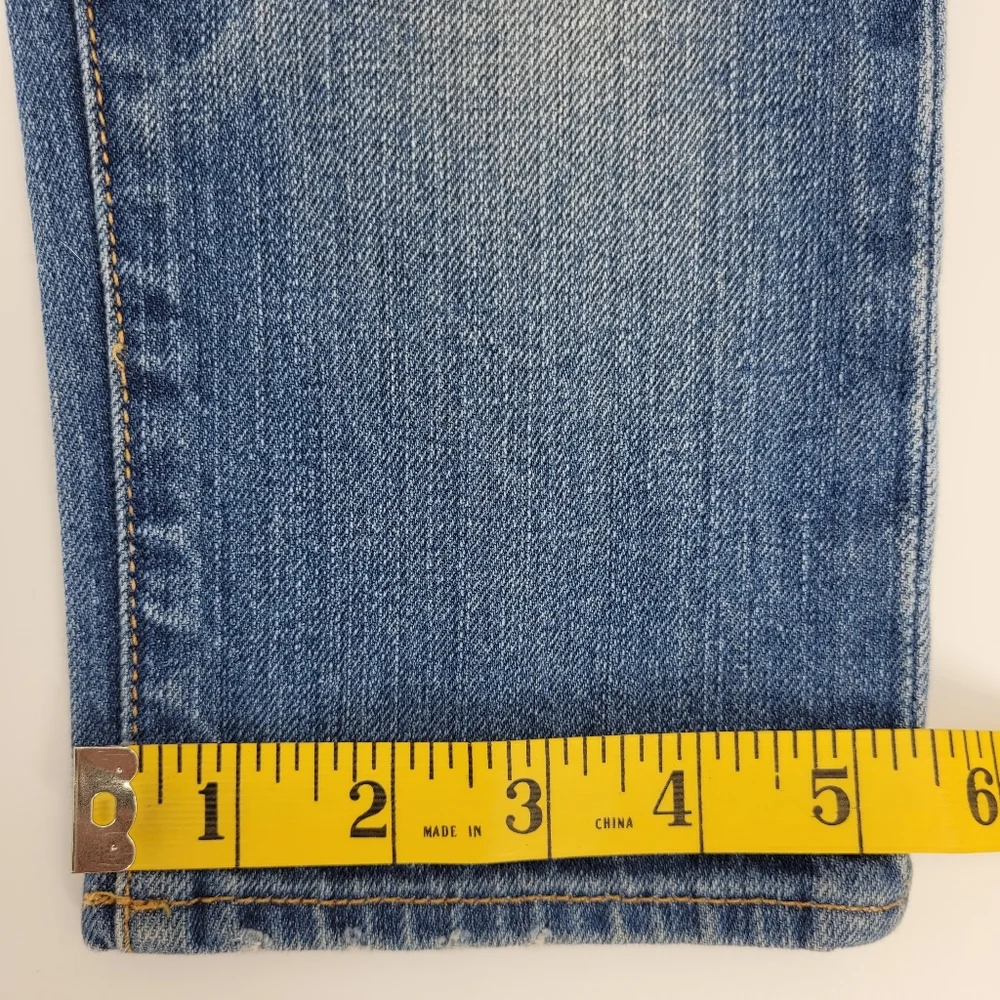 Gap Baby Toddler Jeans Distressed Straight Leg Denim Adjustable Waist Size 2T
